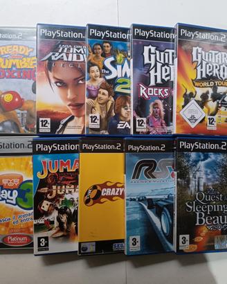 Lotto 10 Giochi PS2 PlayStation 2 Originali