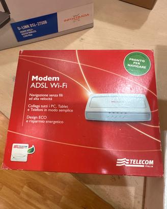 Router/modem telecom ADSL WI-FI