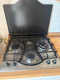 Piano cottura a gas 4 fuochi Ariston