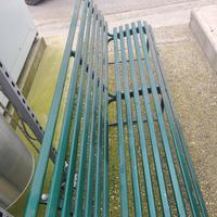 panchina da giardino in ferro 