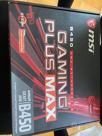 MSI B450 Gaming Plus MAX + Ryzen 5 3600 wraith