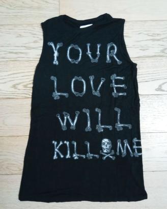 Vestito corto mare donna nero 