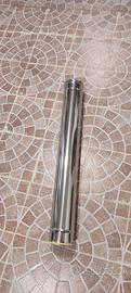 Tubo Canna Fumaria inox doppia parete isolata lana