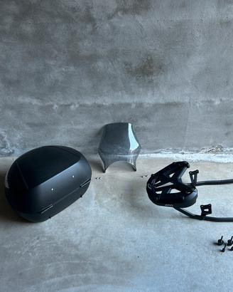 Bauletto, piastra e staffa per gsf bandit 650 K8