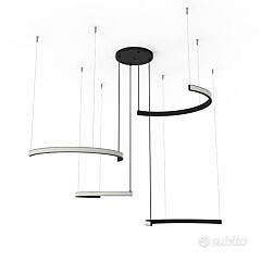 Lampada Lumicom half sospensione