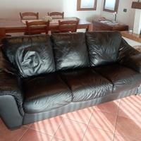 Divano in pelle 3 posti divani e divani