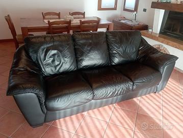Divano in pelle 3 posti divani e divani