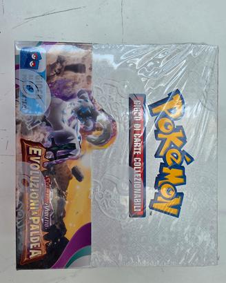 box Pokemon evoluzioni a paldea sigillato 