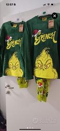 Pigiami Grinch 2 set (una M + una L)
