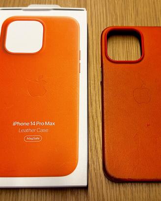 Apple Leather Case Mag Safe per iPhone 14 Pro Max