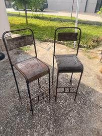 Due sgabelli per bar vintage