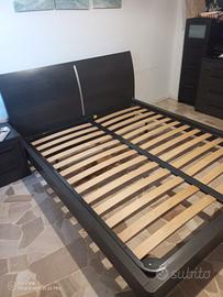 Letto matrimoniale classico con rete ortopedica