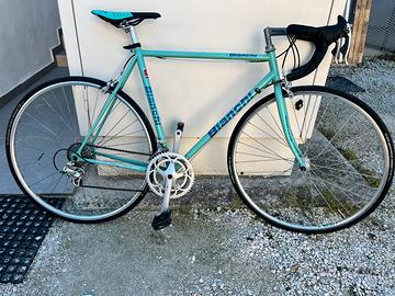 Bici da corsa bianchi vintage