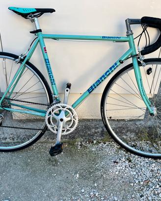 Bici da corsa bianchi vintage