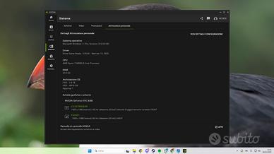 PC GAMING + 2 monitor + tastiera mouse + mic