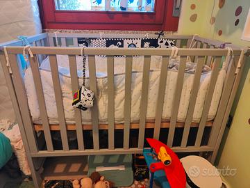 Lettino Contact Azzurra con sponda a scomparsa