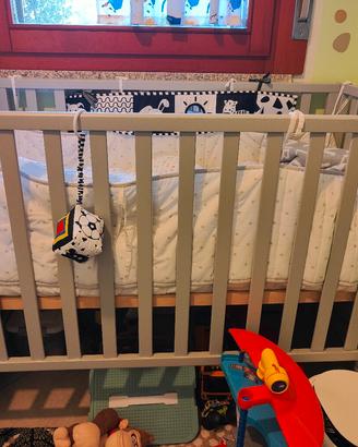 Lettino Contact Azzurra con sponda a scomparsa