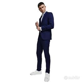 Abito completo uomo super slim blu 48 Jack Jones