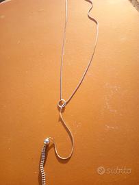 collana saliscendi in argento