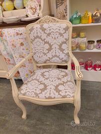 poltroncina shabby chic 