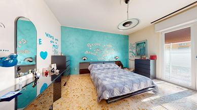 camera da letto laccata nera