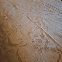 Copriletto sfilato siciliano 