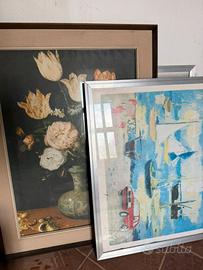 Vari quadri con cornici