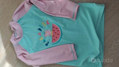 maglietta da piscina/mare Peppa Pig 1-3 anni