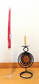 Due portacandela vintage