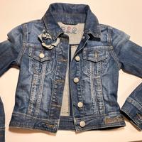 Patrizia Pepe giubbetto jeans bambina taglia S