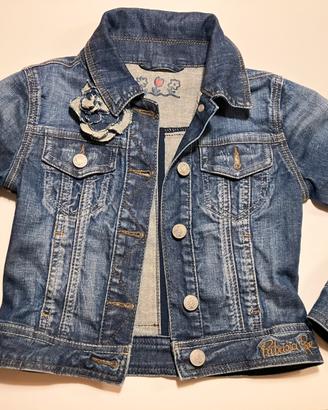 Patrizia Pepe giubbetto jeans bambina taglia S