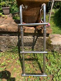 Scaletta acciaio inox per barca