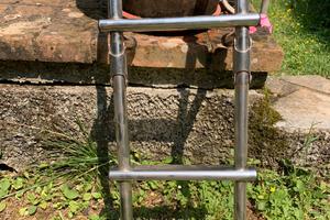 Scaletta acciaio inox per barca