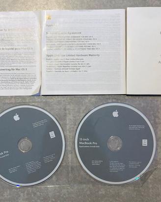 DVD originali Apple MacBook Pro 13”