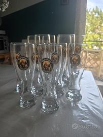 Set 6 + 6 bicchieri birra Franziskaner