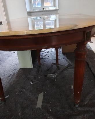 tavolo in marmo d'onice 