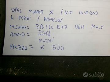 4 gomme+cerchio 216/60/17 96h opel mokka
