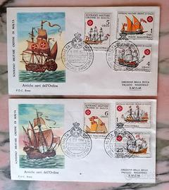 FDC 1968 Sovrano Militare Ordine di Malta - Navi