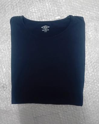 T-shirt Maglia Umbro Cotone da Uomo Nuovo 