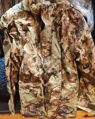 Giaccone militare mimetico impermeabile