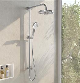 Colonna doccia Kris con presa acqua a muro soffion