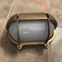 Lampada nautica ottone