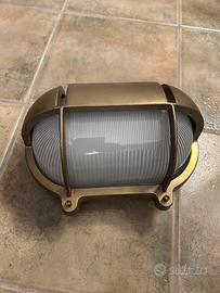 Lampada nautica ottone