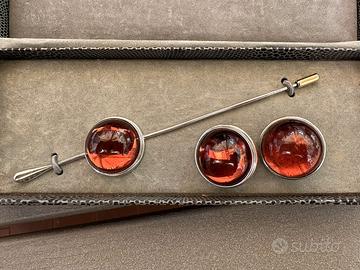 LALIQUE spilla e orecchini