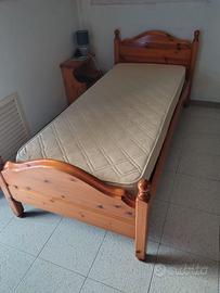 Letto singolo con rete