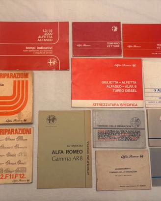 Manuali tecnici d'epoca Alfa Romeo / uso man Croma