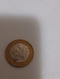 Moneta da 1000 lire bimetallica rarissima
