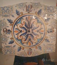 Orologio con Maioliche