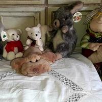 Lotto peluche e bambole souvenir