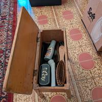 Sgabello lustra scarpe anni '50